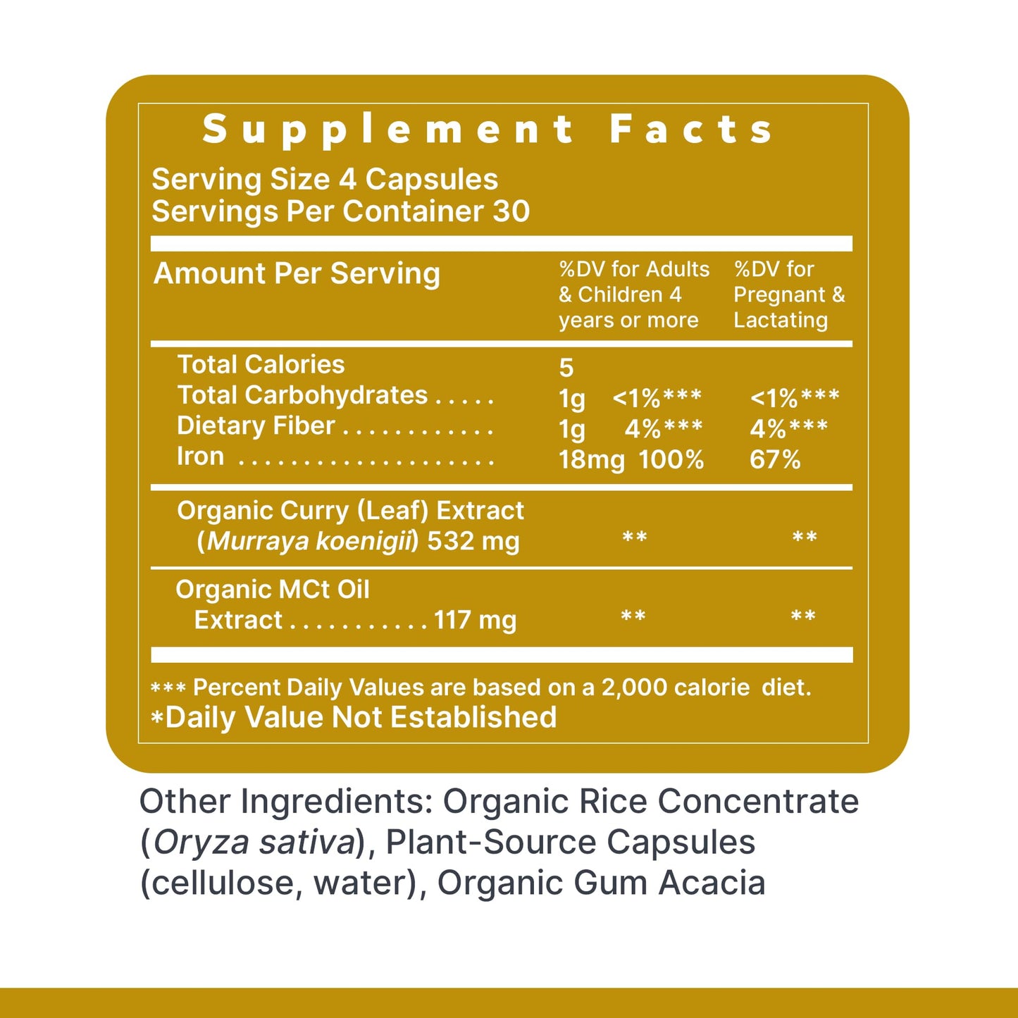 Premier Research Labs Phyto-Iron - Plant Based Iron for Men & Women for Blood Support, Curry Leaves Supplement, Iron Supplements, Non-Heme Iron, 18mg Iron Per Serving - 120 Vegetarian Capsules Premier Research LabsBuy Supplements Australia