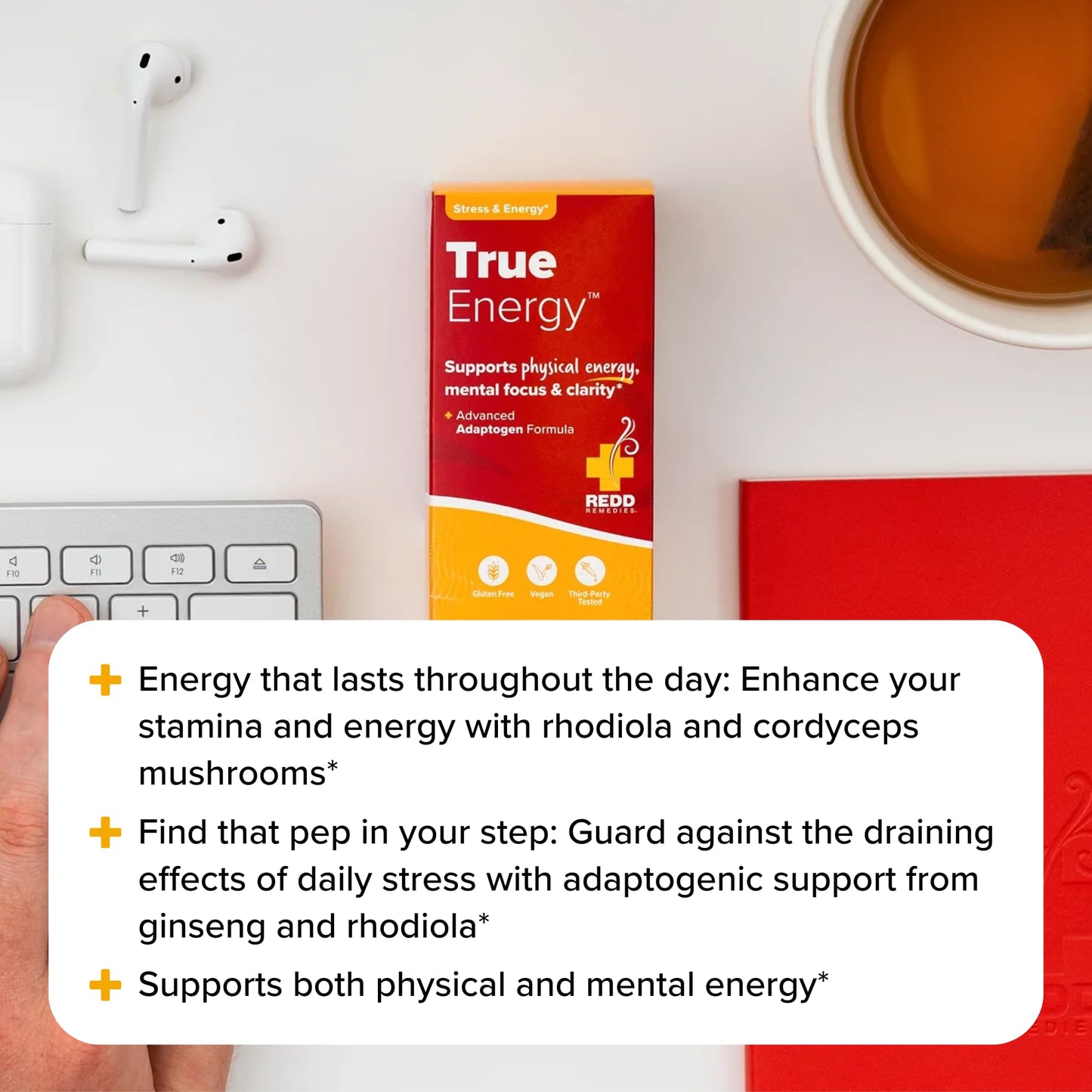 Redd Remedies, True Energy, Supports Energy Production and Stamina, 50 Vegan Capsules Redd RemediesBuy Supplements Australia