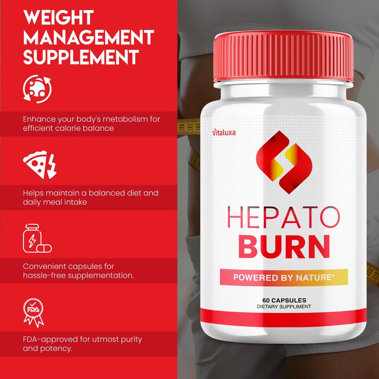 (2 Pack) Hepato Burn Capsules - HepatoBurn Supplement Pills Advanced Formula Wait Premium Blend All Natural Loss Support for Men Women, Hepataburn Reviews Maximum Strength Burner Health (120 Capsules) VitaluxaBuy Supplements Australia