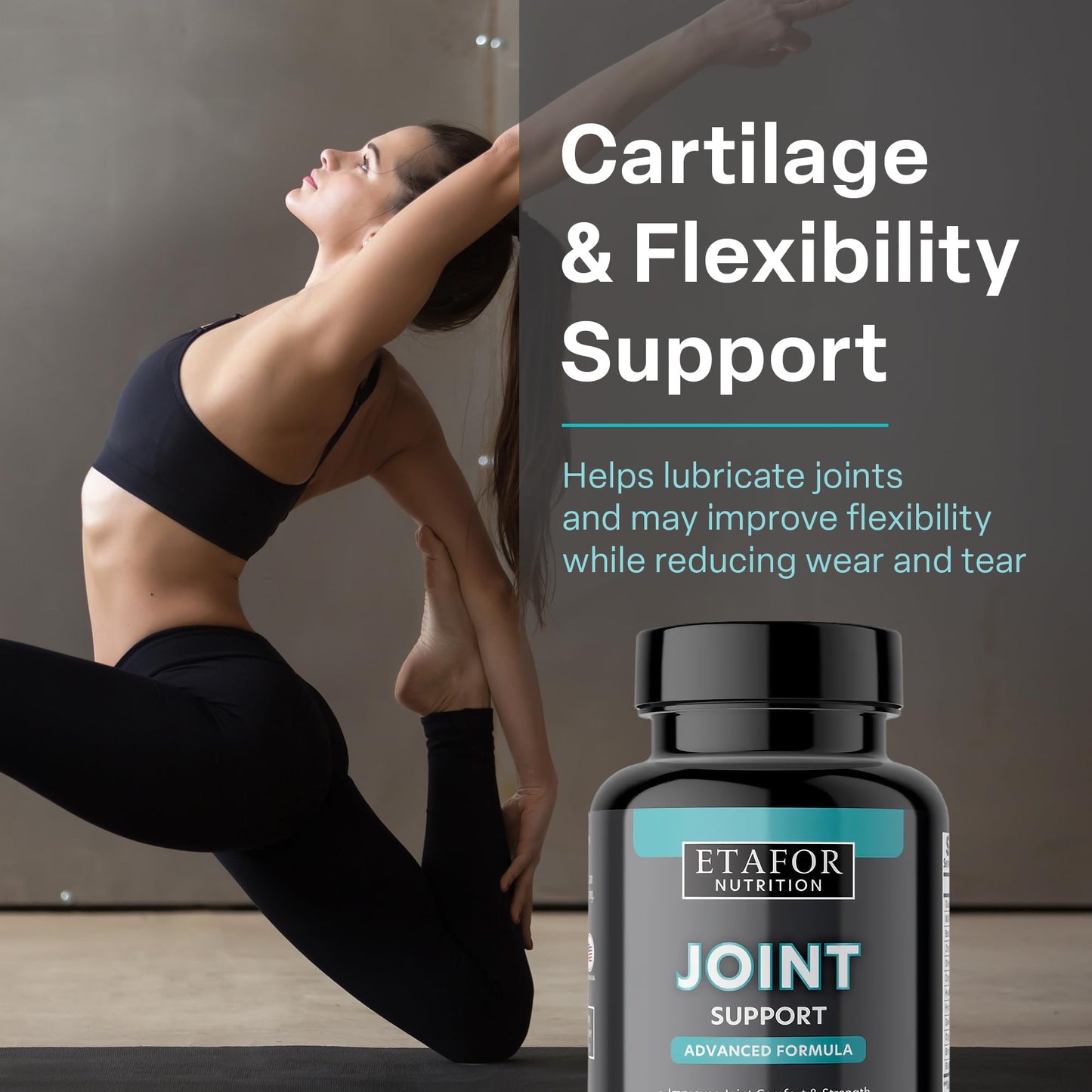 ETAFOR Joint Support Supplement - Joint Health Supplement with Glucosamine, Boswellia Serrata, Turmeric and Black Pepper Extract ETAFORBuy Supplements Australia