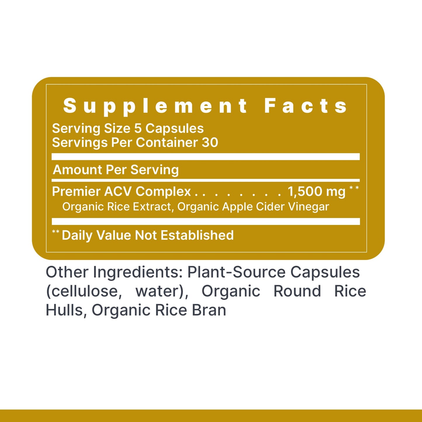 Premier Research Labs Apple Cider Vinegar Capsules - ACV Capsules, Apple Cider Vinegar Pills, Supplement for Digestion, pH Balance, Microbiome Health for Women and Men - 150 Vegetarian Capsules Premier Research LabsBuy Supplements Australia