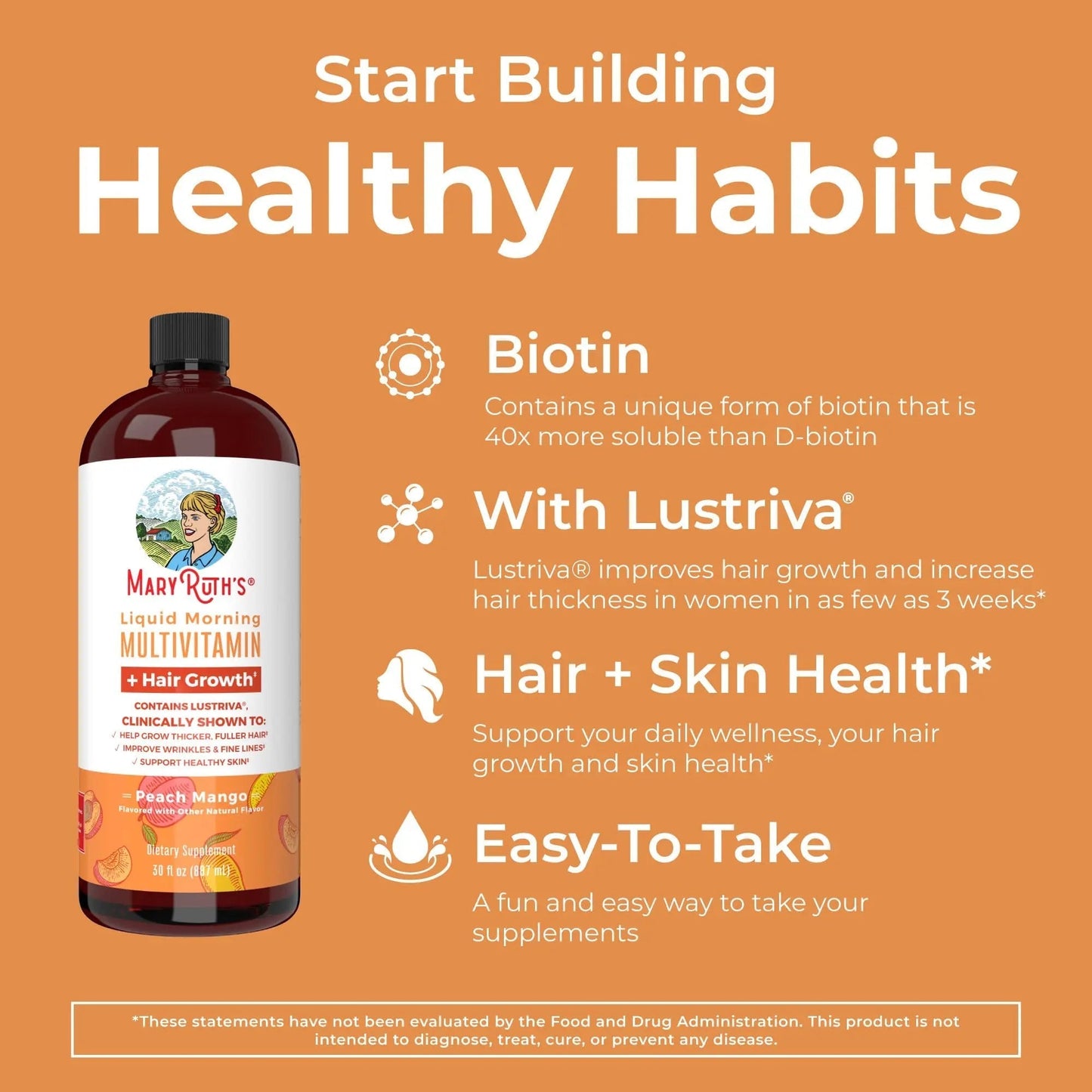 MaryRuth Organics Morning Multivitamin Hair Growth Bundle MARYRUTH'SBuy Supplements Australia