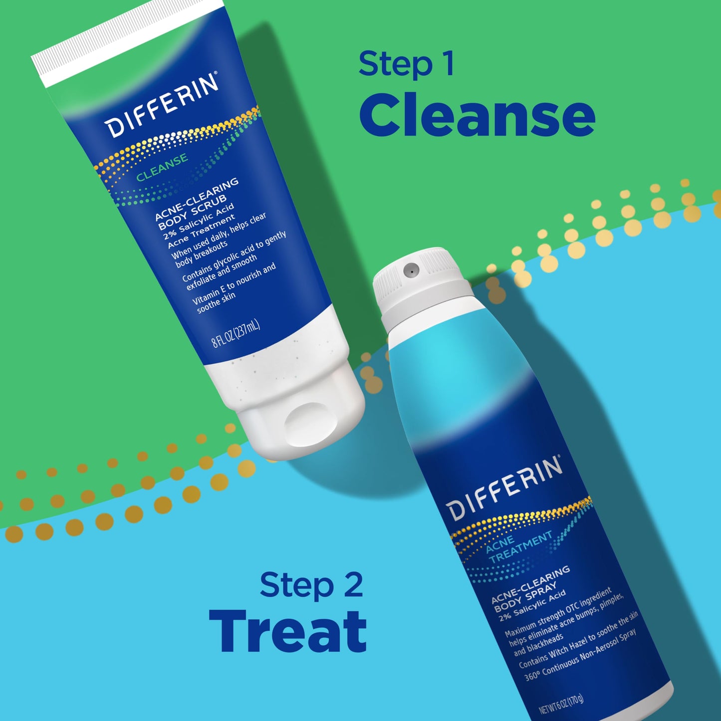 Differin Body Scrub with Salicylic Acid Acne Clearing Improves Tone and Texture Prone Skin DifferinBuy Supplements Australia