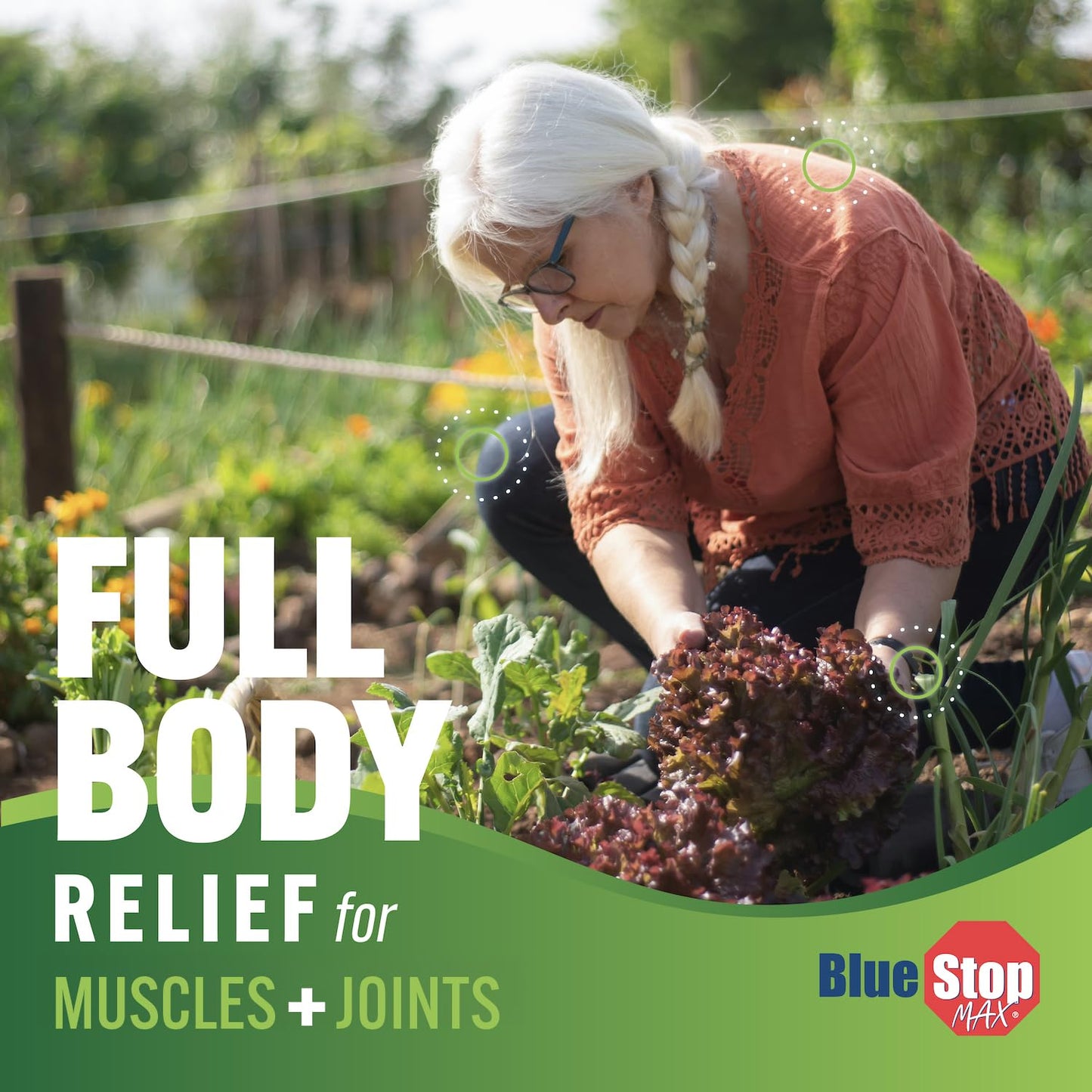 Blue Stop Max Applicator: Fast-Acting Massage Applicator for Sports Cream, Elbow Relief, Performance Roll On for Muscle & Joint Soreness - Convenient Relief for Active Individuals, 1 Pack of 3.4 Oz Blue Stop MaxBuy Supplements Australia