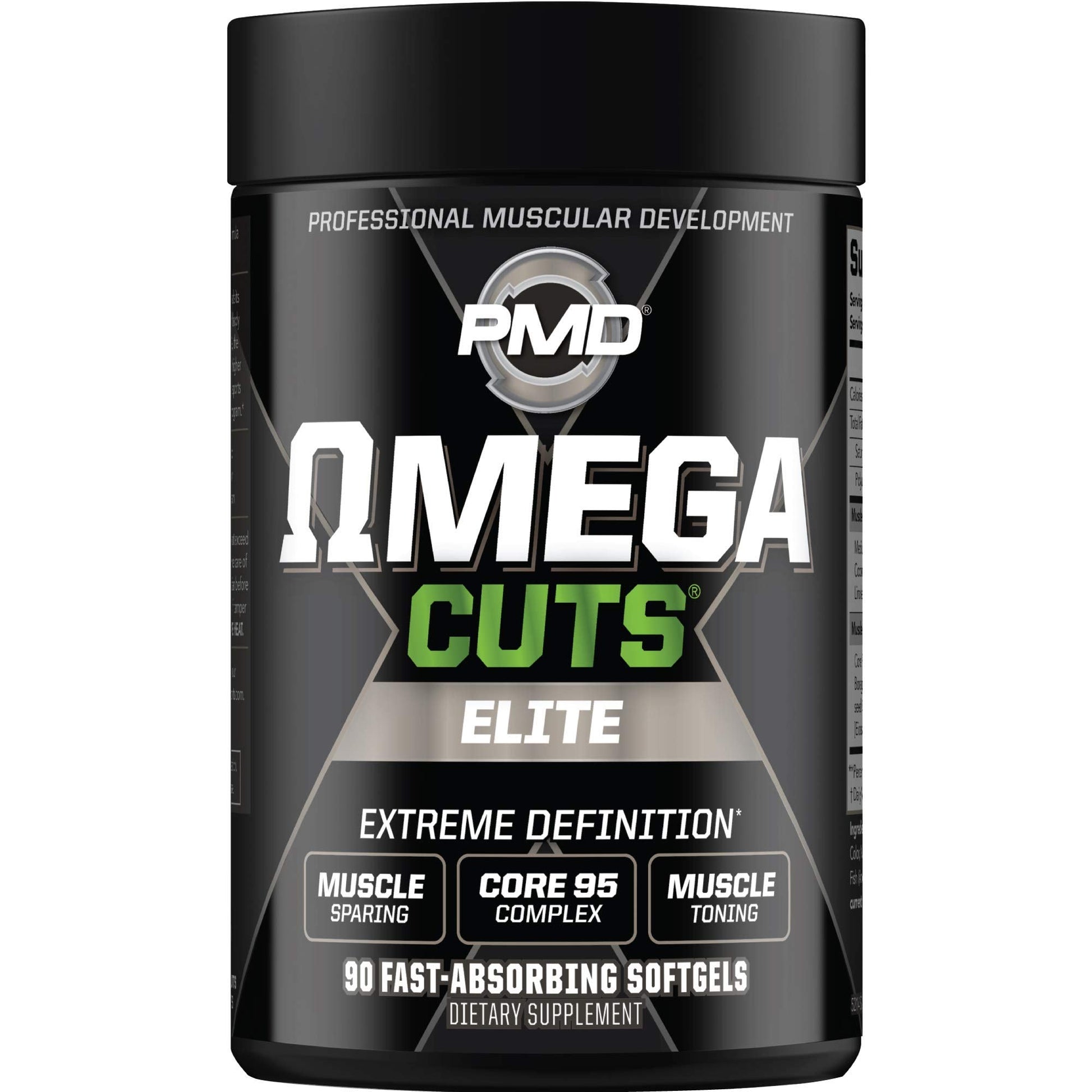 PMD Sports Ultra Pump Fuel Insanity - Pre Workout – Pink Lemonade (30 Servings) Sports Omega Cuts Elite Thermogenic Fat Burner (90 Softgels)