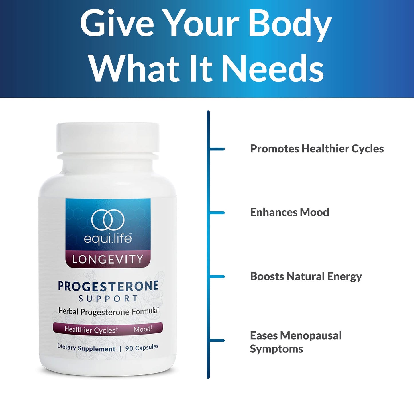 Equilife - Progesterone Support, Herbal Hormone Supplement, Helps Promote Healthy Menstruation EquilifeBuy Supplements Australia