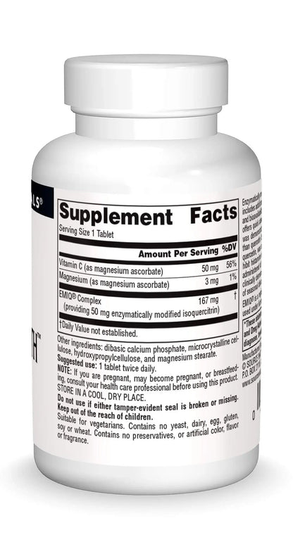 Source Naturals AllerStrength Fast-Acting Seasonal Immune Support - Highly Bioavailable Quercetin* - 60 Tablets Source NaturalsBuy Supplements Australia