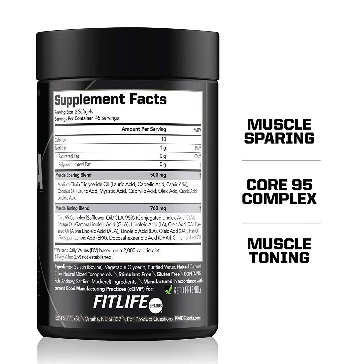 PMD Sports Ultra Pump Fuel Insanity - Pre Workout – Pink Lemonade (30 Servings) Sports Omega Cuts Elite Thermogenic Fat Burner (90 Softgels)