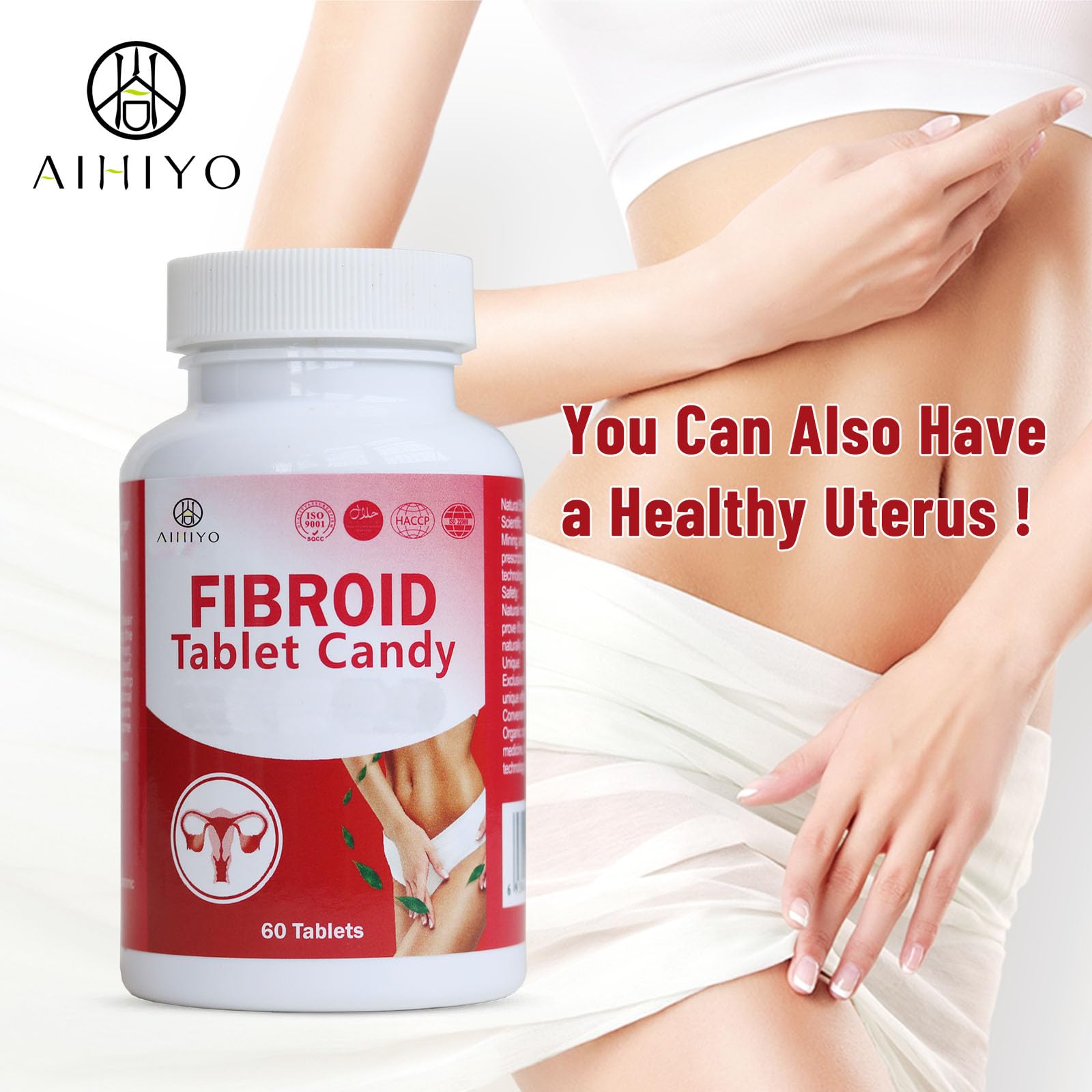 AIHIYO Herbal Tablets for Women's Wellness, 1000mg Pill Supplement, Supports Menstrual Comfort & Hormonal Balance, 60 Tablets AIHIYOBuy Supplements Australia