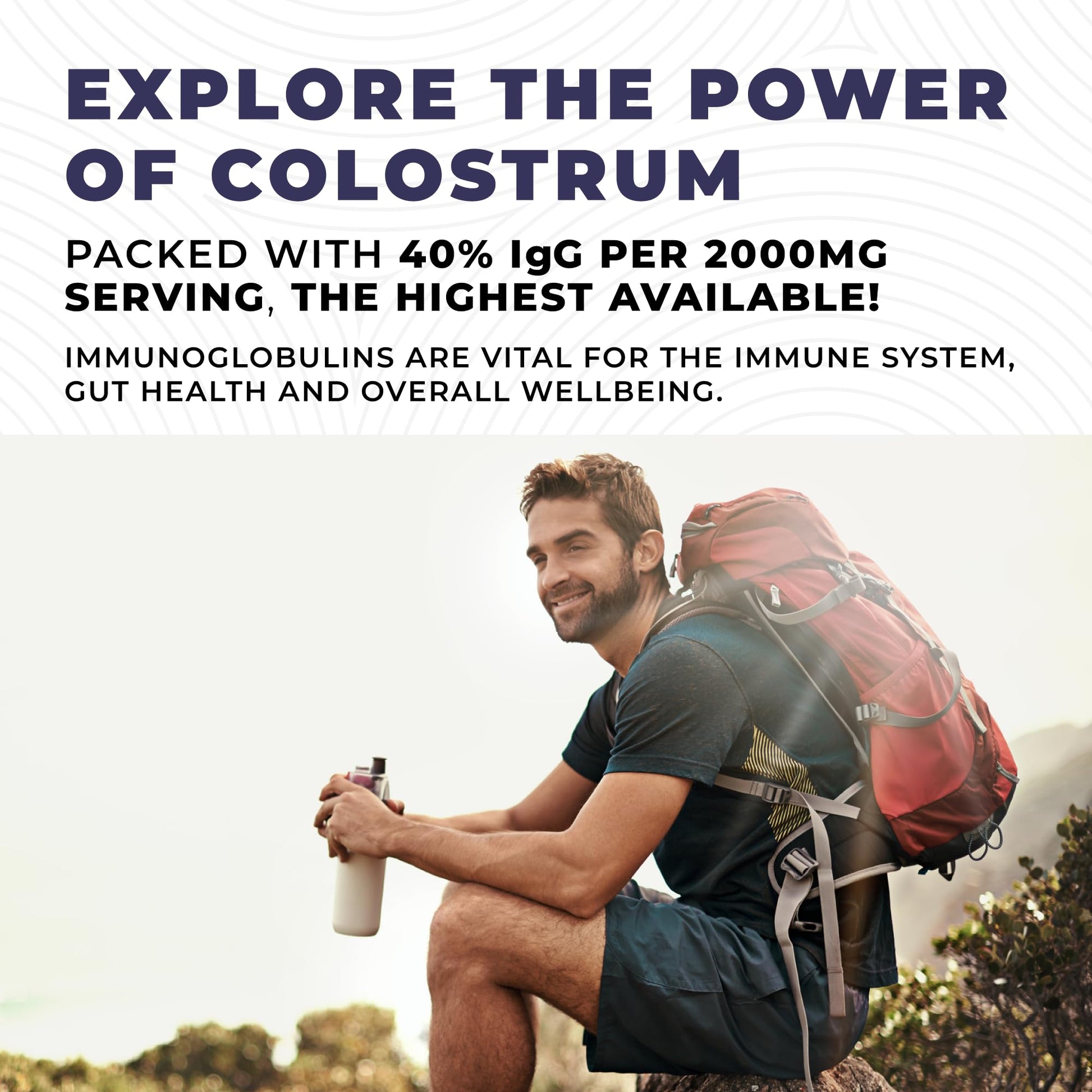 180ct Colostrum Capsules 40% IgG - USA Sourced Bovine Colostrum Powder Left Coast PerformanceBuy Supplements Australia
