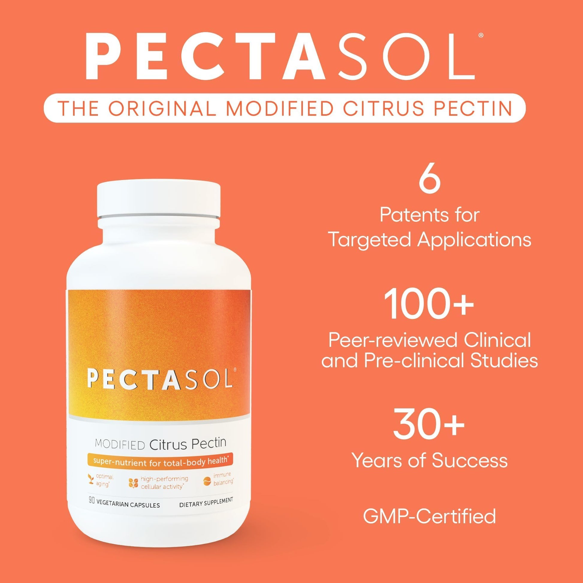 PectaSol Modified Citrus Pectin – 454g Powder – Total-Body Health Supplement to Support the Heart, Immune System, Inflammation Response & Healthy Aging + Maintain Healthy Galectin-3 Levels EcoNugenicsBuy Supplements Australia