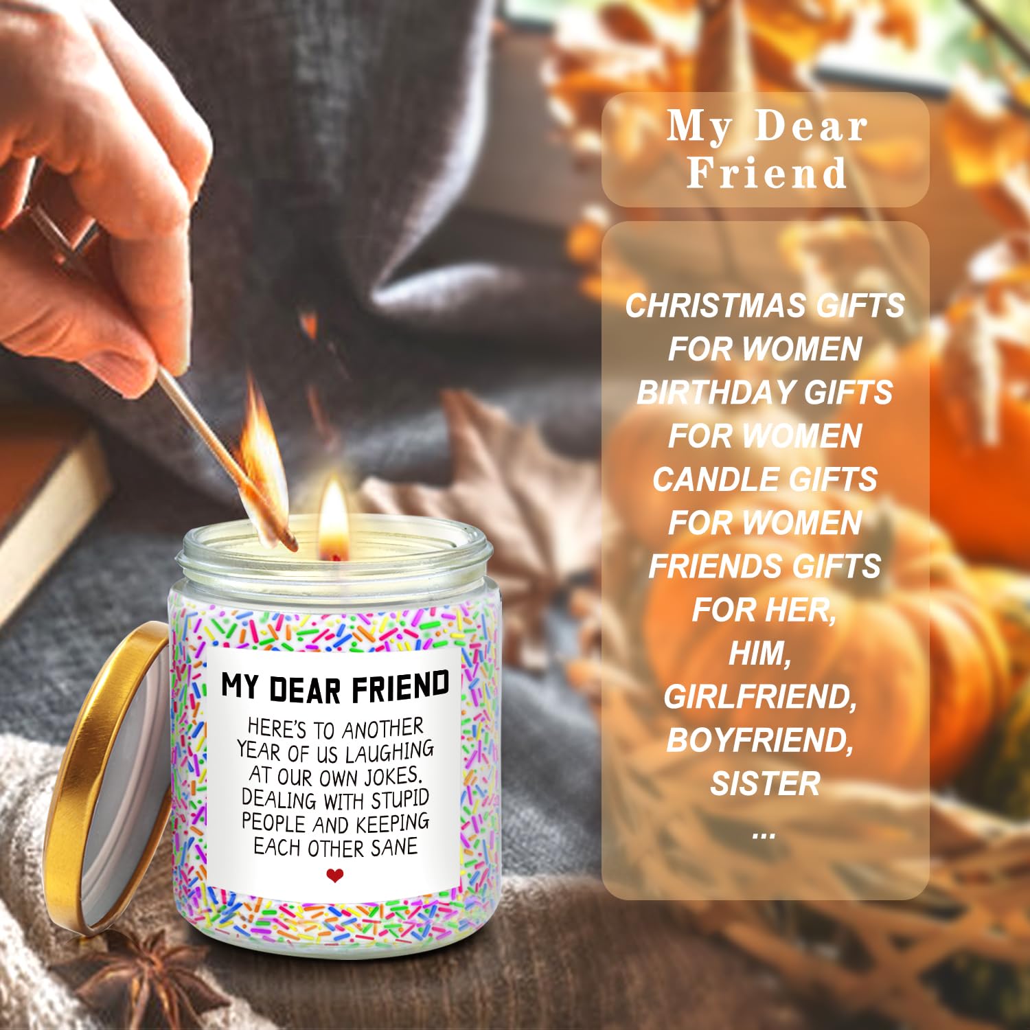 Birthday Gifts for Women, Happy Birthday Candle, Sister Birthday Gifts Ideas LOTICONABuy Supplements Australia