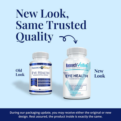Research Verified Eye Health - Nourish and Protect Eyes and Vision, Support Healthy Retina, Improve Blood Supply to Eyes - Vitamins A, B, C, and E - 360 Capsules - 6 Month Supply - Made in The USA Research VerifiedBuy Supplements Australia