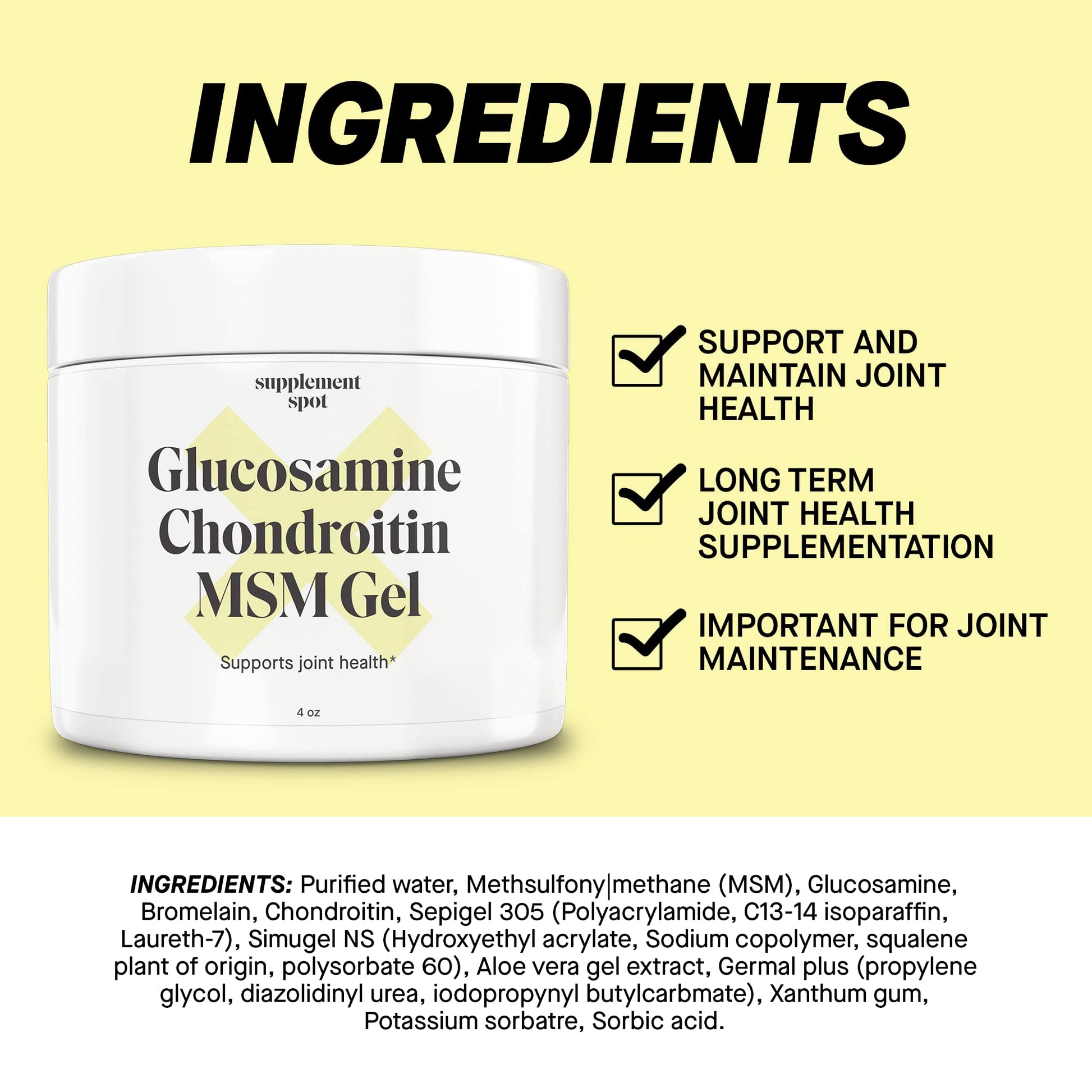 Supplement Spot Capsaicin Roll-On Cream 0.075% - Glucosamine Chondroitin MSM Gel with Bromelain – Joint & Muscle Care Bundle Supplement SpotBuy Supplements Australia