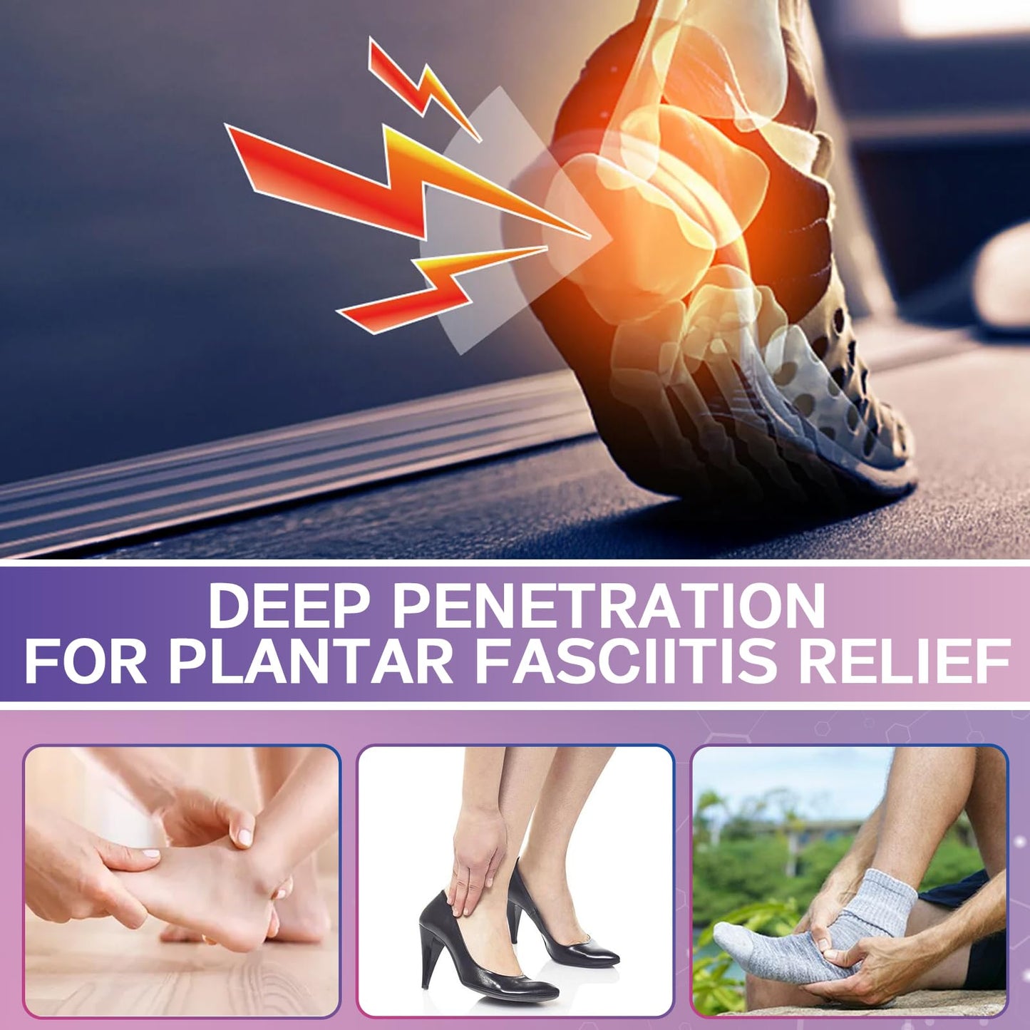 Mosconly Plantar Fasciitis Relief 14 Pcs, Natural Heel Discomfort Relief for Plantar Fasciitis, 12 Hour Maximum Strength Deep Hot, Soothing of Joint Soreness for Heel Discomfort MosconlyBuy Supplements Australia