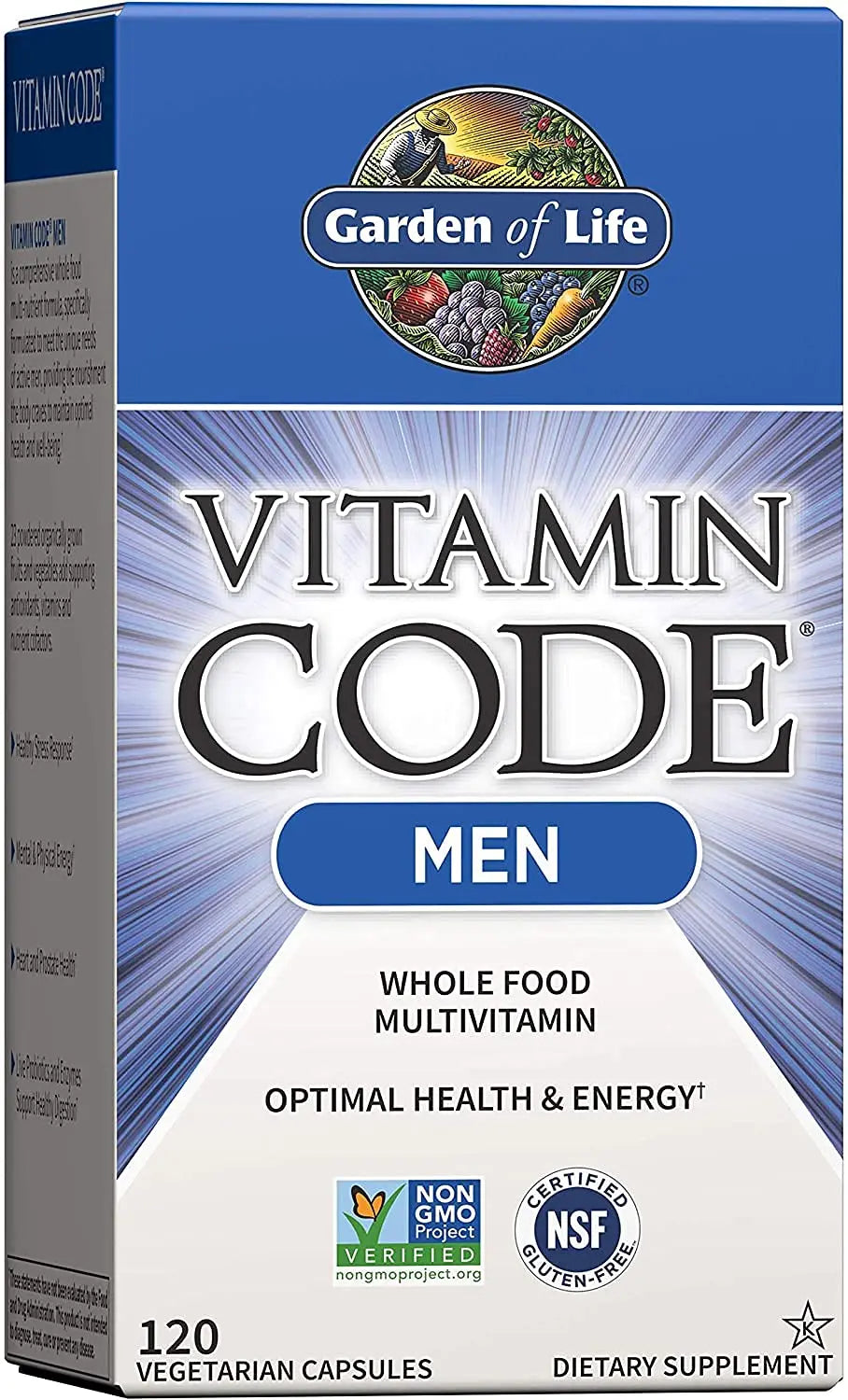 Garden of Life Women's and Men's Whole Food Multivitamins, Vitamin Code Raw One 30 Count and Vitamin Code 120 Count Garden of LifeBuy Supplements Australia