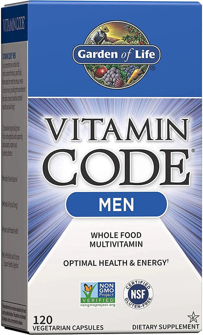 Garden of Life Women's and Men's Whole Food Multivitamins, Vitamin Code Raw One 30 Count and Vitamin Code 120 Count Garden of LifeBuy Supplements Australia