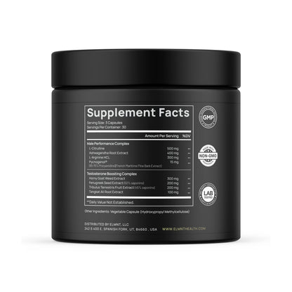21,800mg Testosterone Booster for Men 8X Strength w. Ashwagandha, Tongkat Ali, Pycnogenol, Tribulus - Total T Male Enhancing Test Booster + Muscle Builder Workout Testosterone Supplement for Men TERRA ELMNTBuy Supplements Australia
