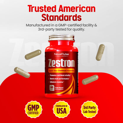 Male Enhancing Supplement Fast Acting Enlargement Pills for Men - Enhanced Size, Drive, Blood Flow, Libido, Testosterone Booster, Strength, Endurance - Boost Performance & Confidence - 60 Capsules NovaPulse WellnessBuy Supplements Australia