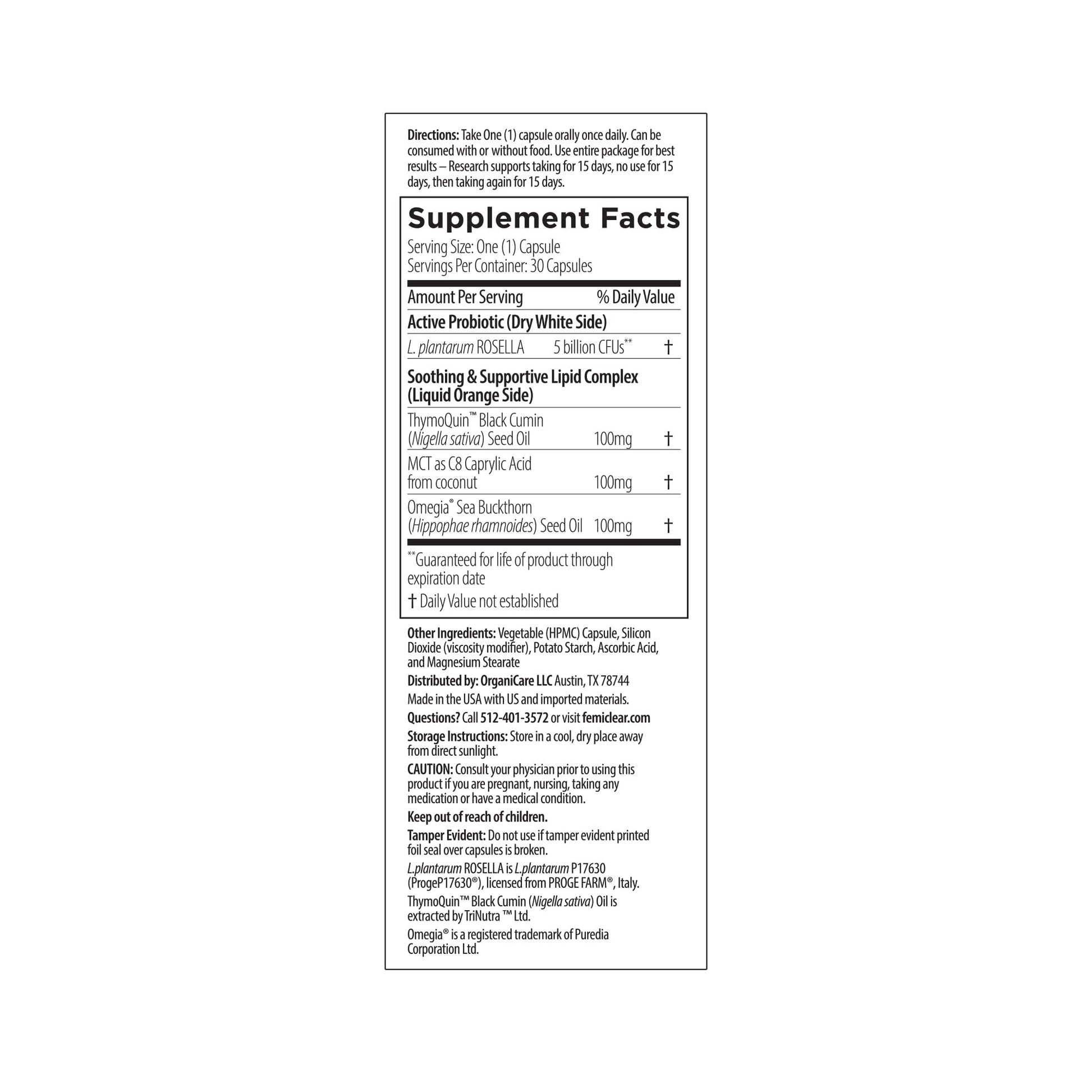 FemiClear 1-Day Dose Restoratives Complex Probiotic Bundle FemiClearBuy Supplements Australia