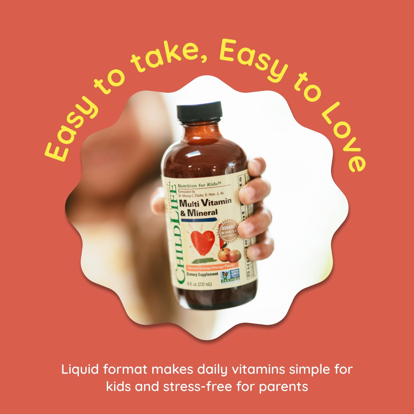 CHILDLIFE ESSENTIALS Kids Multivitamin & Mineral - Kids Vitamins, Liquid Multivitamin for Kids, Toddler Multivitamins, Liquid Vitamins, Baby Multivitamin - Natural Orange & Mango, 8 Fl Oz (Pack of 1) CHILDLIFE ESSENTIALSBuy Supplements Australia