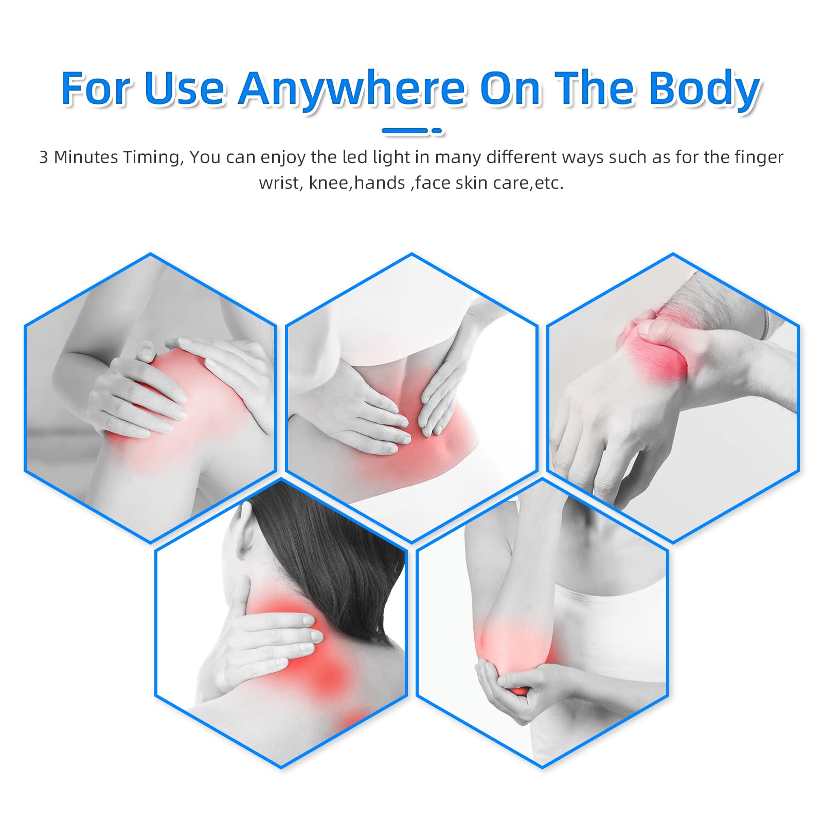 TherapSky Red Light Therapy Device w/Built-in Battery, Infrared Red Light Therapy Wand therapskyBuy Supplements Australia
