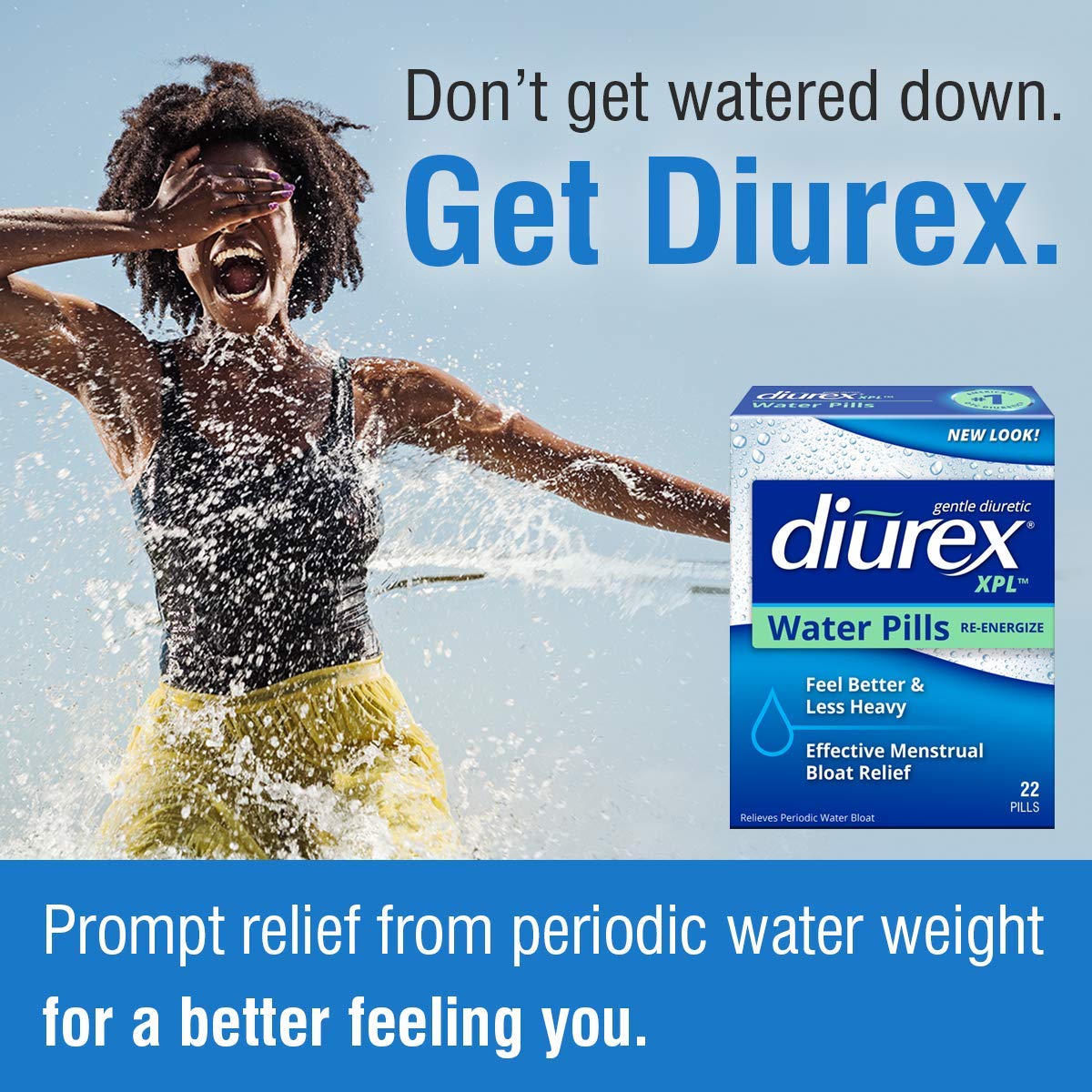 Diurex XPL Re-energizing Water Pills - Relieve Bloating & Fatigue - 22 Count DiurexBuy Supplements Australia