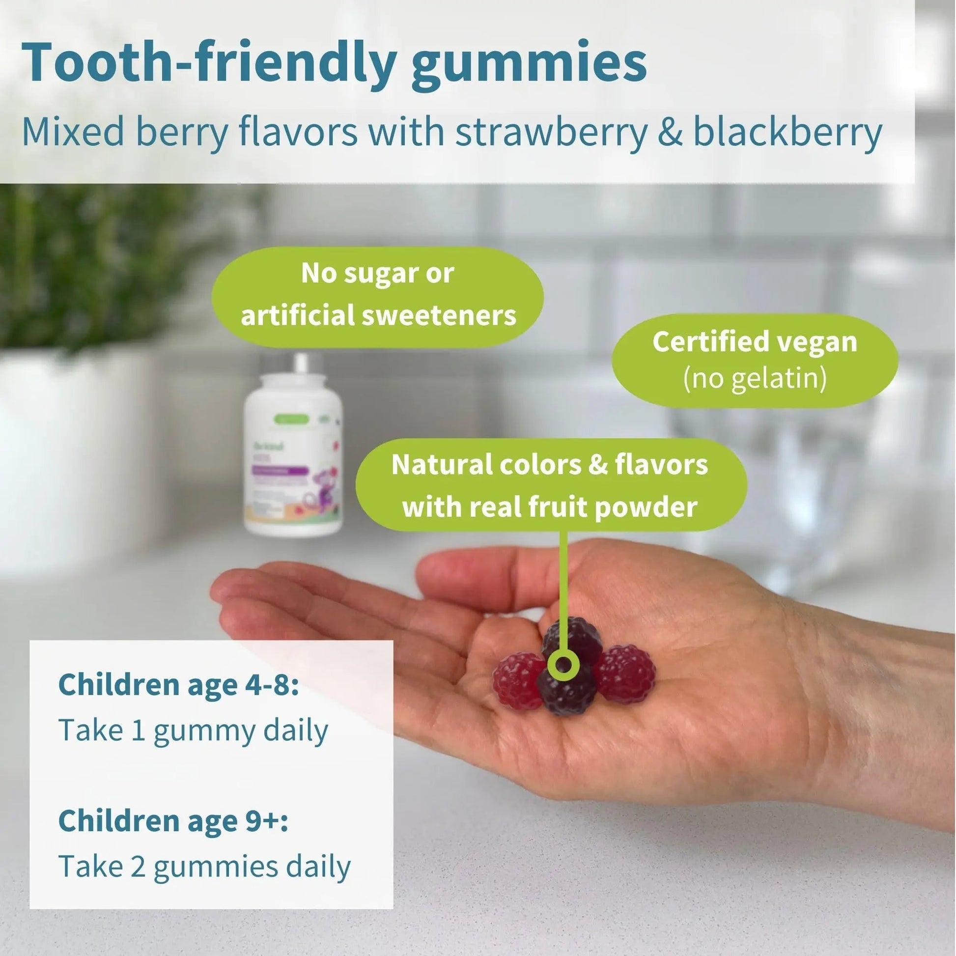 Multivitamin & Minerals for Women + Advanced Kids Multivitamin Gummy Vegan Bundle, with Methylated B-Vitamins, Vitamin A, C, D3 & E Igennus Healthcare Nutrition