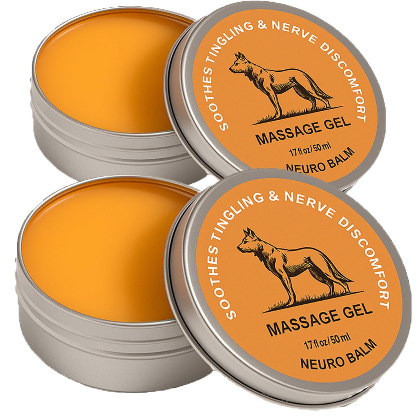 Nerve Relief Balm | Magnesium Neuro Balm for Neuropathy, Natural Joint Care Soothing Massage Cream, Arnica Oil, Camphor Blue, Chamomile Extract 50ml (2) DFTLUUEBuy Supplements Australia