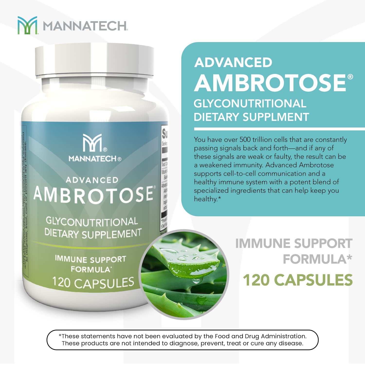 Mannatech Advanced Ambrotose 120 Capsules MannatechBuy Supplements Australia