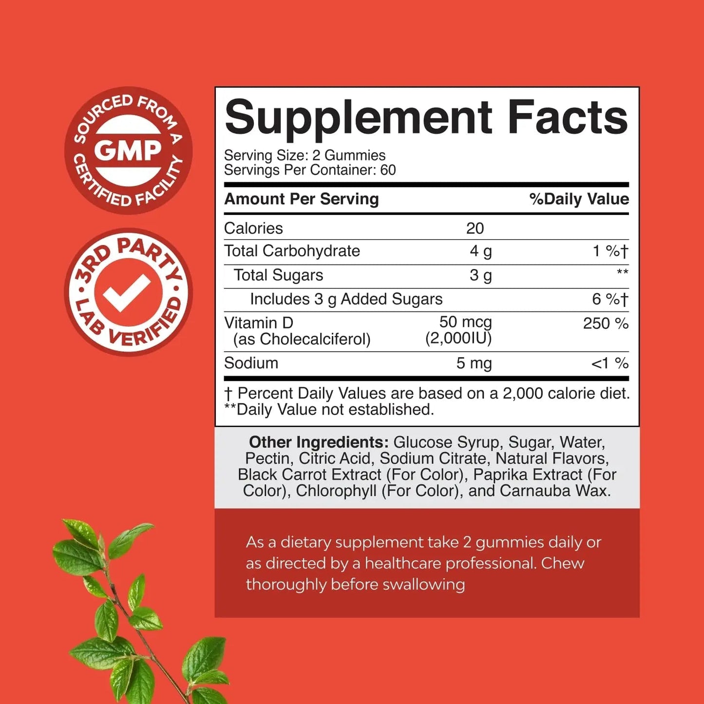 Bundle of Potent Daily Multivitamin Gummies - Wellness Blend of Vitamin D A C E B12 Zinc & Biotin for Energy & Immunity and Vitamin D3 Gummies Natures CraftBuy Supplements Australia