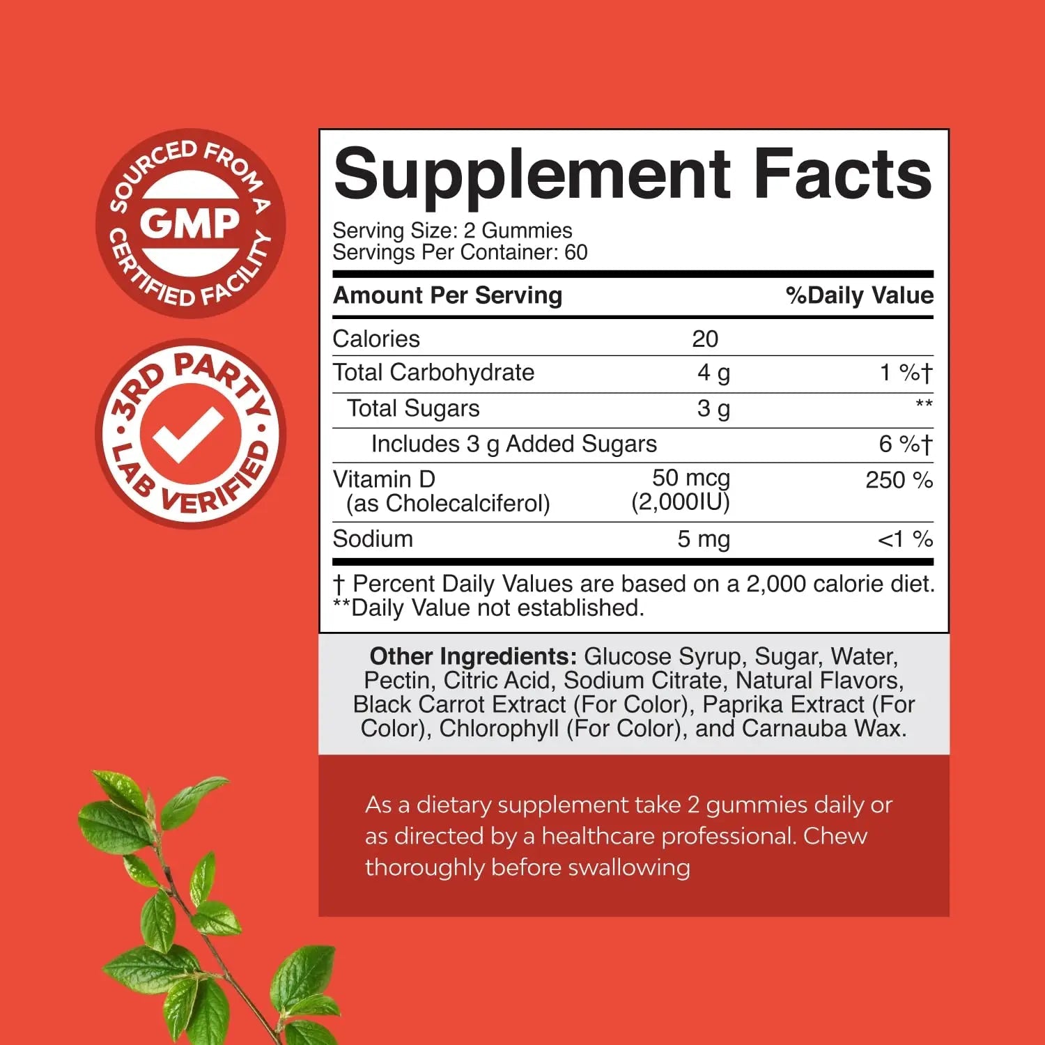 Bundle of Potent Daily Multivitamin Gummies - Wellness Blend of Vitamin D A C E B12 Zinc & Biotin for Energy & Immunity and Vitamin D3 Gummies Natures CraftBuy Supplements Australia