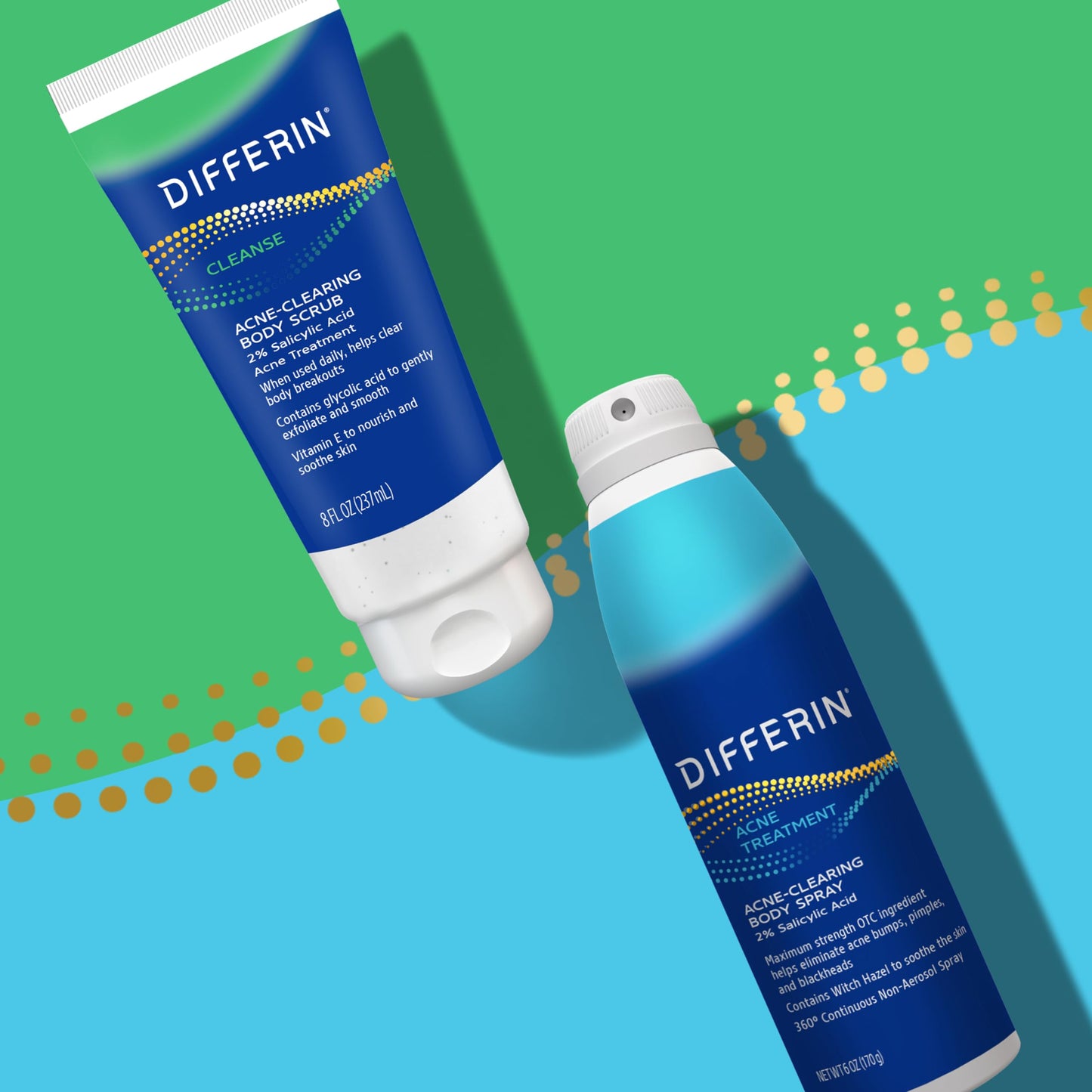 Differin Body Scrub with Salicylic Acid Acne Clearing Improves Tone and Texture Prone Skin DifferinBuy Supplements Australia