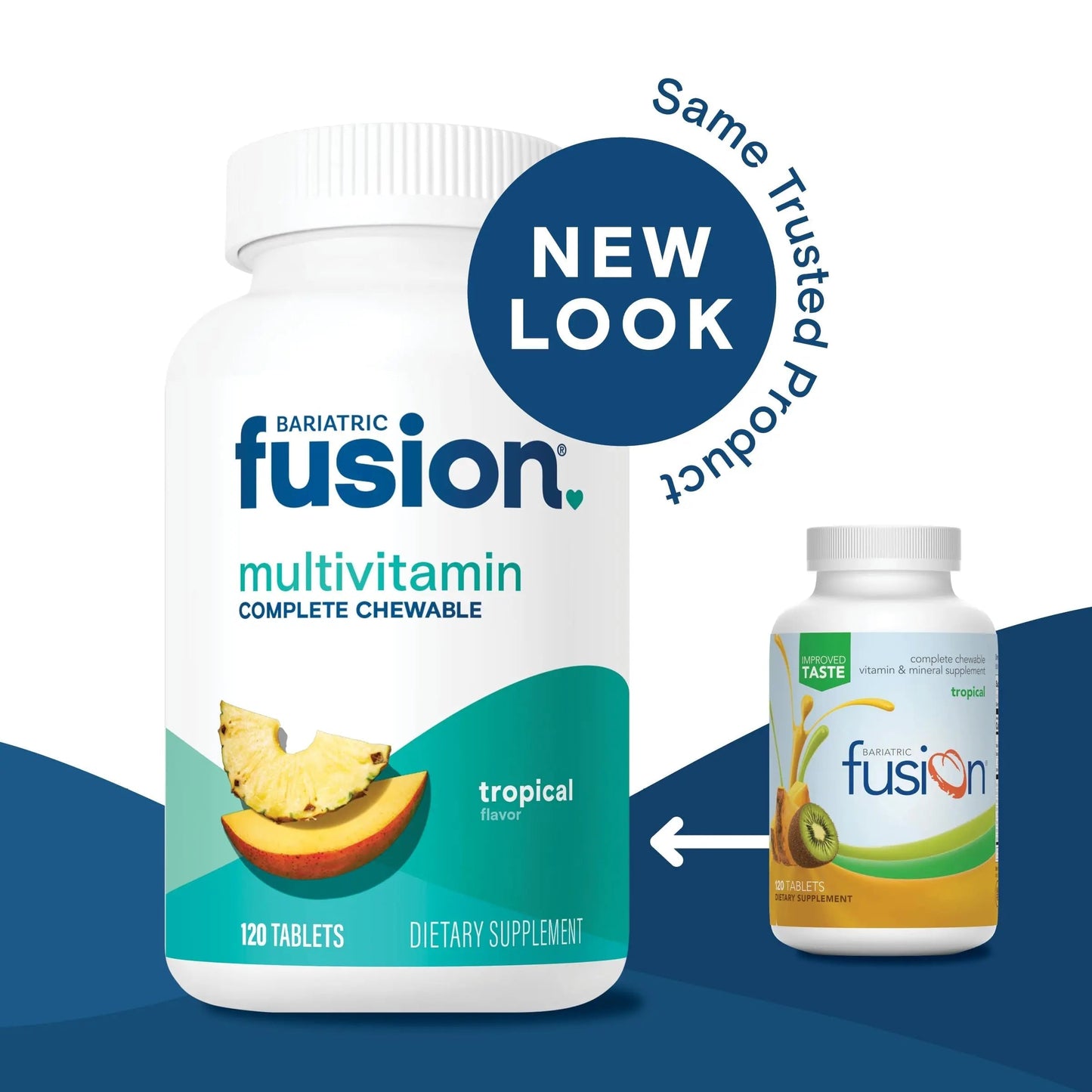 Bariatric Fusion Bariatric Multivitamin with Iron Complete Chewable | Tropical Flavor | Post Bariatric Vitamins Bariatric FusionBuy Supplements Australia