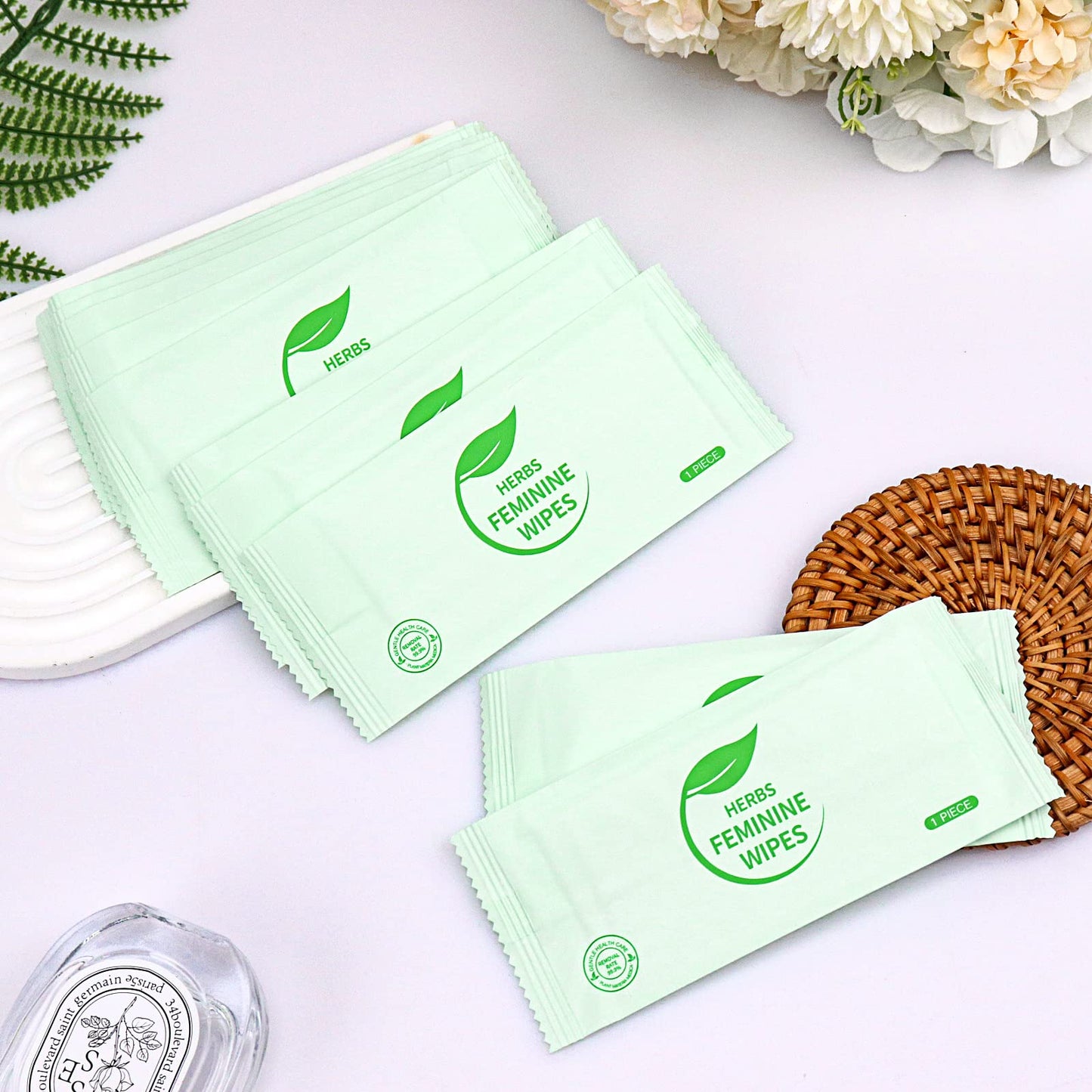 Hipruict Travel Feminine Hygiene Wipes,50 Count Intimate Wipes Feminine Care,Ph Balanced HipruictBuy Supplements Australia
