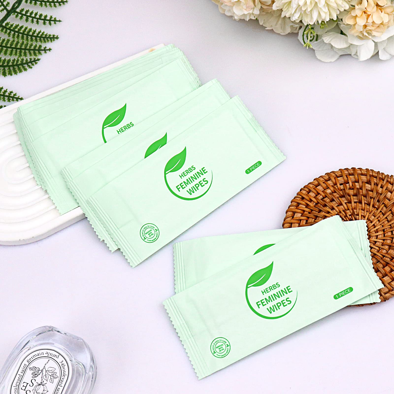 Hipruict Travel Feminine Hygiene Wipes,50 Count Intimate Wipes Feminine Care,Ph Balanced HipruictBuy Supplements Australia