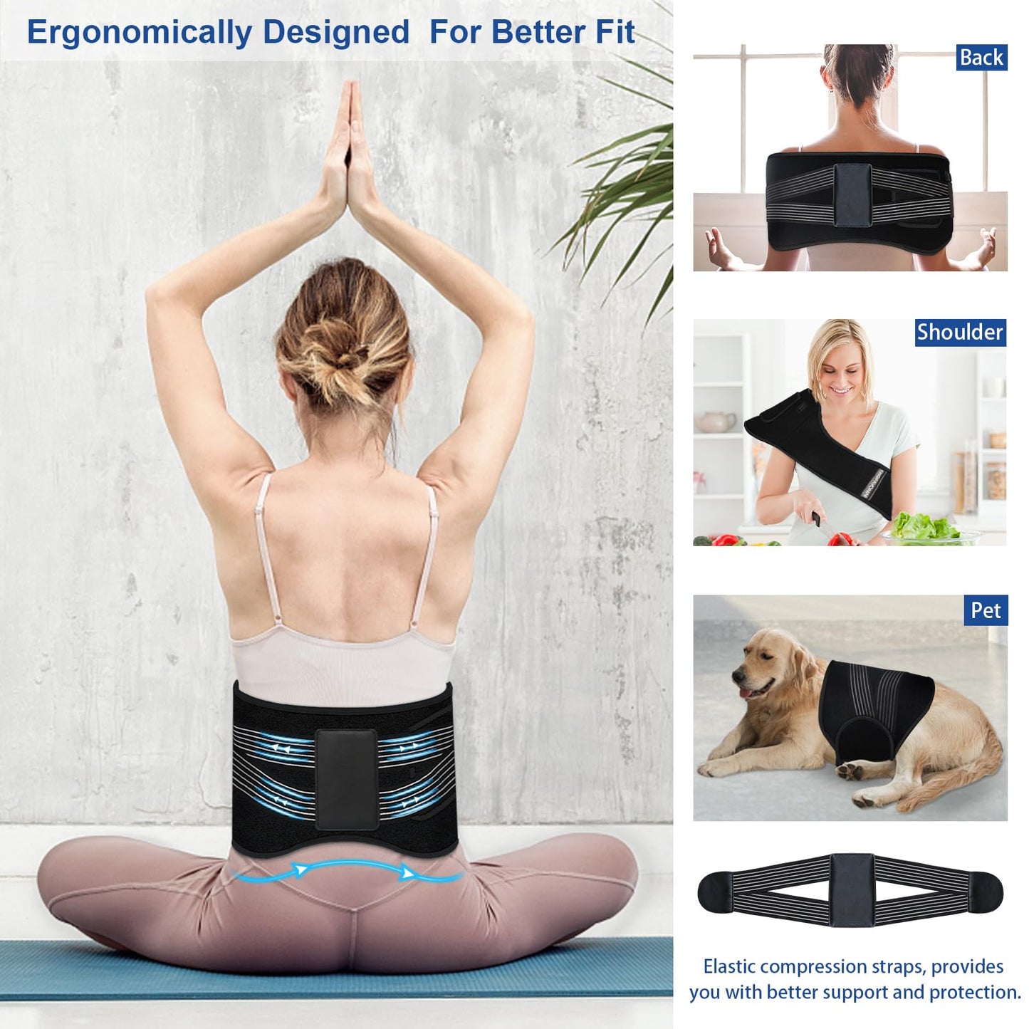 Red Light Therapy Belt, Infrared Light Therapy Device with Partition Control and Remote Control KingPavoniniBuy Supplements Australia