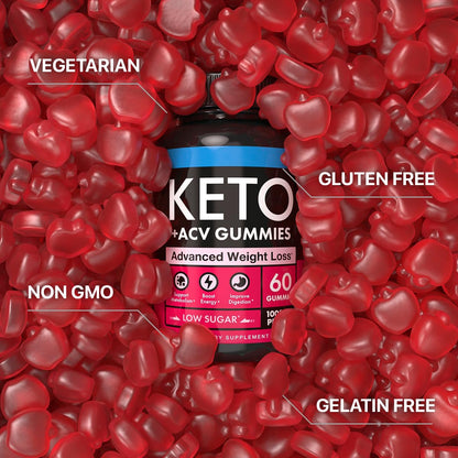 Keto Apple Cider Vinegar Gummies 1000mg - Well-Digested ACV Keto Gummies for Weight Loss BeilancyBuy Supplements Australia