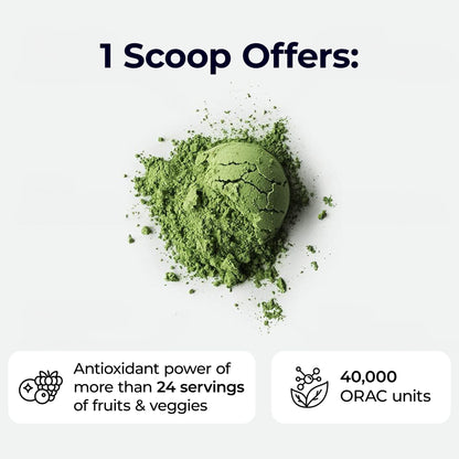 Paradise, ORAC Energy Greens Powder Extract, Super Antioxidants, Probiotics for Gut Health & Digestion, Vitamin C for Immunity, with Spirulina & Chlorella, Non-GMO, Gluten Free, 30 Servings Paradise HerbsBuy Supplements Australia