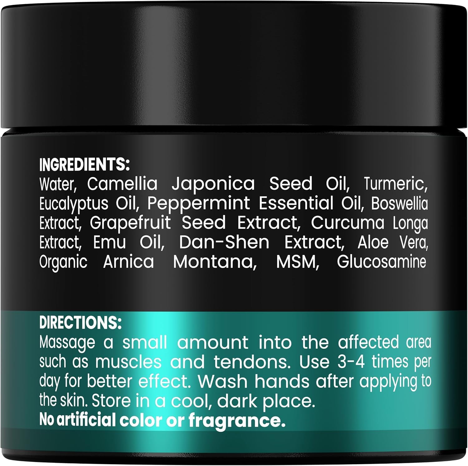 KINPAR Cream - Professional Gel Formula with Natural Turmeric, Arnica, MSM, Glucosamine, Eucalyptus & Emu Oil – Maximum Strength – Formulated in The USA - 4 oz KINPARBuy Supplements Australia