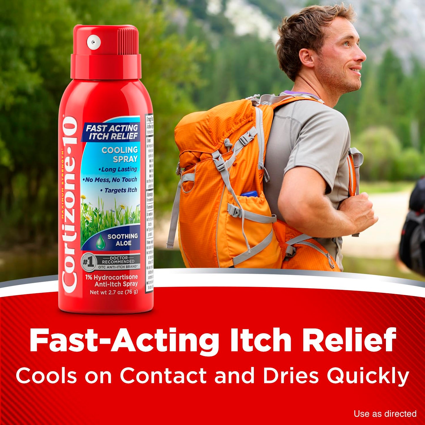 Cortizone 10 Maximum Strength Soothing Aloe Itch Relief Cooling Spray, 1% Hydrocortisone, Fast-Acting, Anti-Itch Spray for Bug Bites, Rash, Eczema, Psoriasis, Poison Ivy, Oak, Sumac, 2.7 oz Cortizone 10Buy Supplements Australia