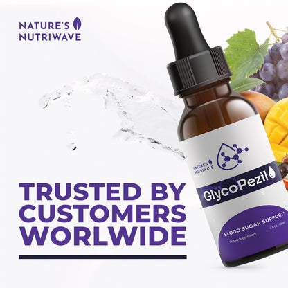GlycoPezil – Daily Liquid Botanical Supplement with Chromium, Maca Root, Ginseng & Plant Extracts – Clean, Stimulant-Free Formula – GMP-Certifed, Non-GMO, Made in USA - 2 fl oz, 1 Month Supply Nature’s NutriWaveBuy Supplements Australia