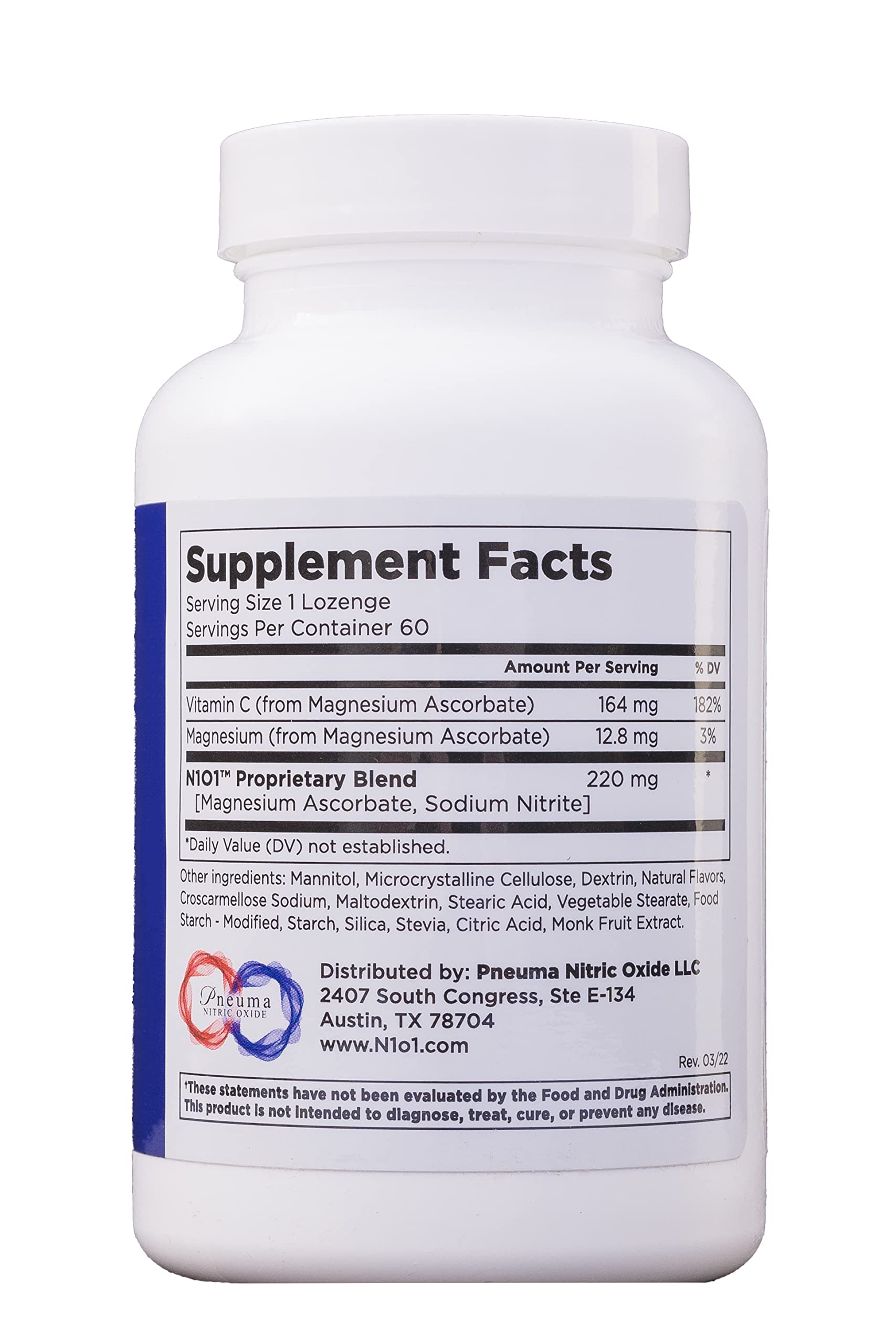 N1O1 Nitric Oxide Lozenges for Heart Health Support - Dietary Supplement N1 O1 NITRIC OXIDE ACTIVATING SERUMBuy Supplements Australia