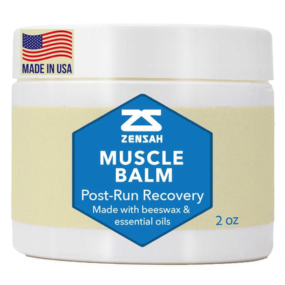 Zensah Recovery Muscle Balm - Relief Cream for Athletes, Rub for Tendonitis, Ankle Sprain, Lower Back, Knee, Shoulder, Neck, Foot, Shin Splints and Cramps ZensahBuy Supplements Australia