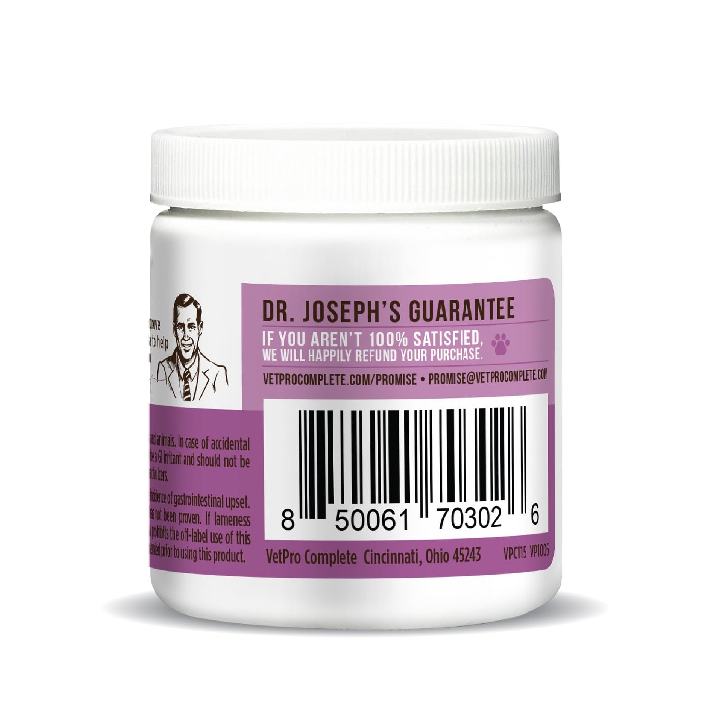 Dr. Joseph's VetPro Complete Dog Hip & Joint Supplement for Arthritis Pain Relief – High-Strength Glucosamine & Chondroitin Chews for Senior Dogs – Vet Formulated Daily Treats, Chicken Flavor, 60 Ct VetPro CompleteBuy Supplements Australia