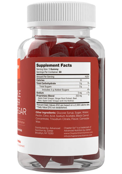 Zahler - Apple Cider Vinegar Gummies Kosher & Delicious ACV for Women Men Raw ZahlerBuy Supplements Australia