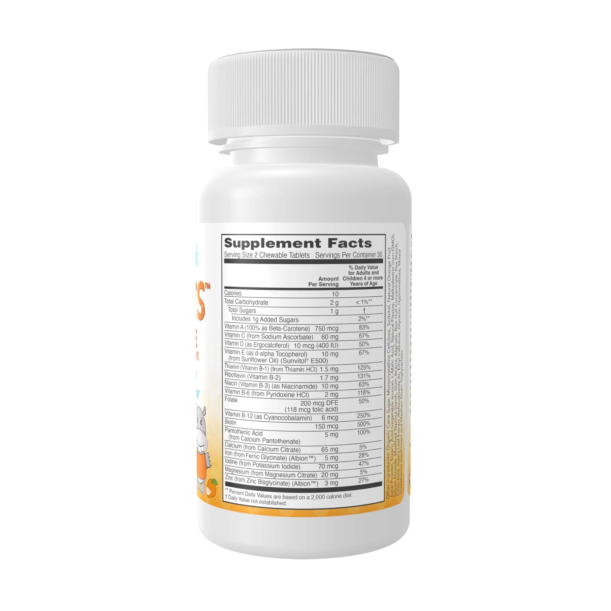 Now Kids Supplements, Kid Vits Multivitamin, Juicy Orange, 60 Chewable Tablets NOW Foods