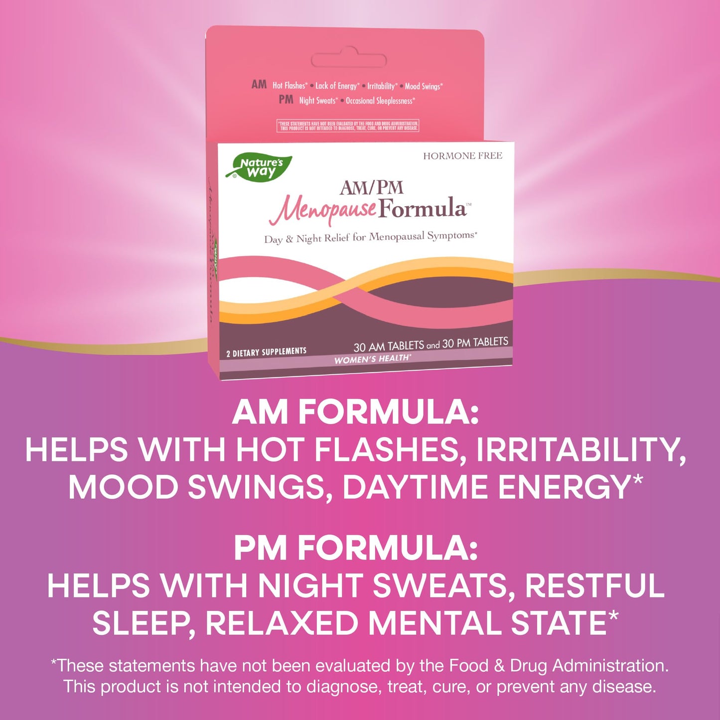 Nature's Way AM/ PM Menopause and Hot Flash Relief*, Hormone-Free Formulas Including Nature's WayBuy Supplements Australia