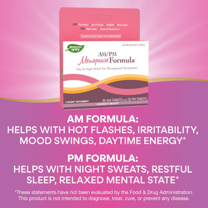 Nature's Way AM/ PM Menopause and Hot Flash Relief*, Hormone-Free Formulas Including Nature's WayBuy Supplements Australia