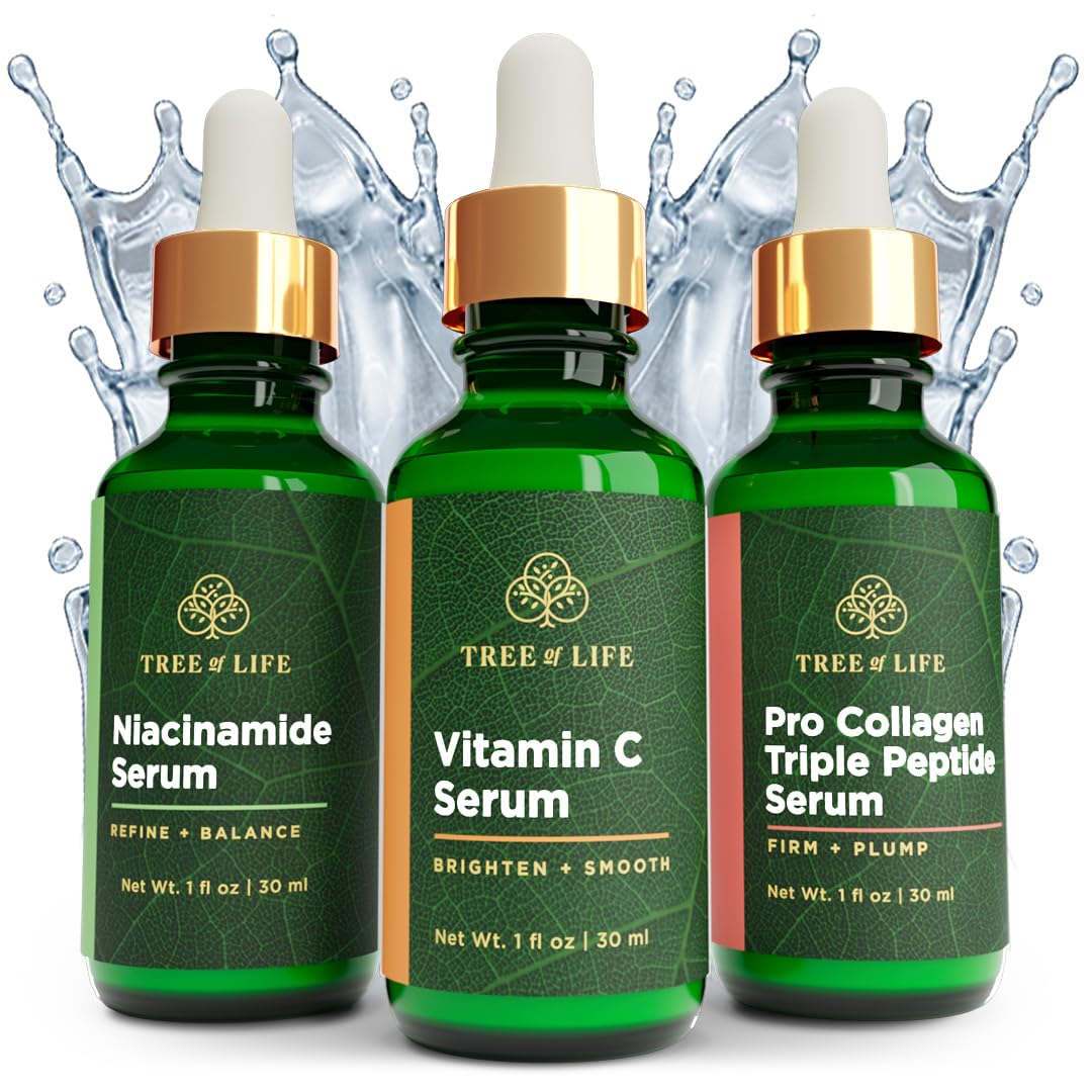 Tree of Life COMPLETE HYDRATION SERUM TRIO with Vitamin C Serum Tree of Life BeautyBuy Supplements Australia